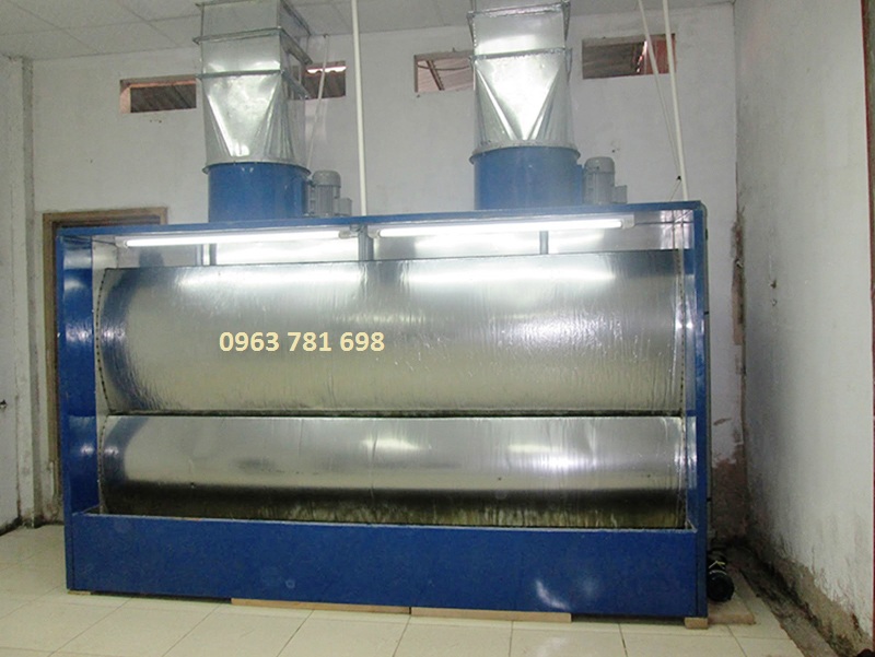 Buồng phun sơn màng nước4m